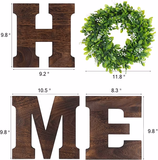 Home Office Storage Documents Tray Wood Letter Tray with Handle